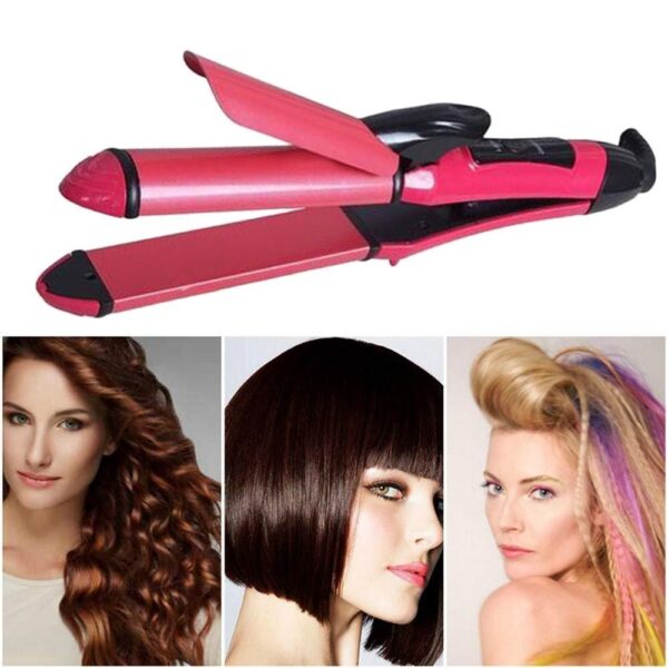 Nova 2 in 1 Hair Beauty Set Straight and Curl Premium Quality - Image 4