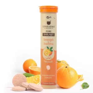 Pure Shilajit Effervescent tablets- Orange Flavour