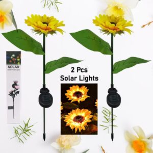 Outdoor Solar Sunflower Lights