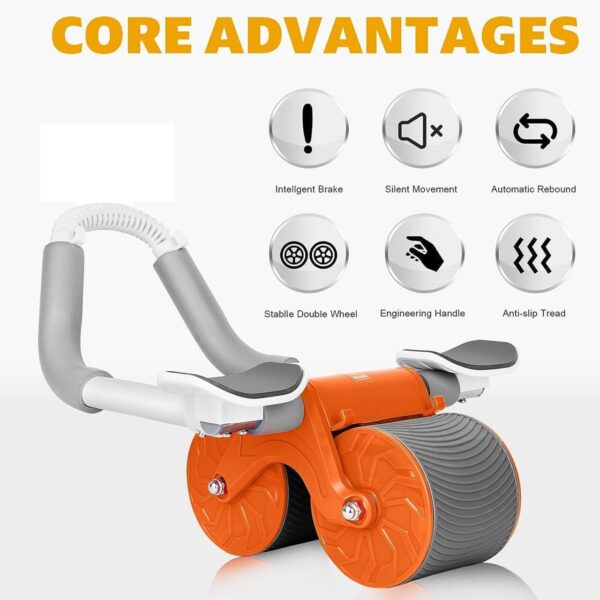 Automatic Rebound Abdominal Wheel with Timer and Elbow Support for Effective Home Fitness - Image 5