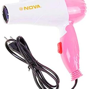 New Nova Foldable Hair Dryer Super Quality Hot and Cold Wind Low Noise 1000W