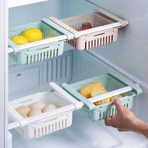 Adjustable Fridge Storage Basket (4pc Set)