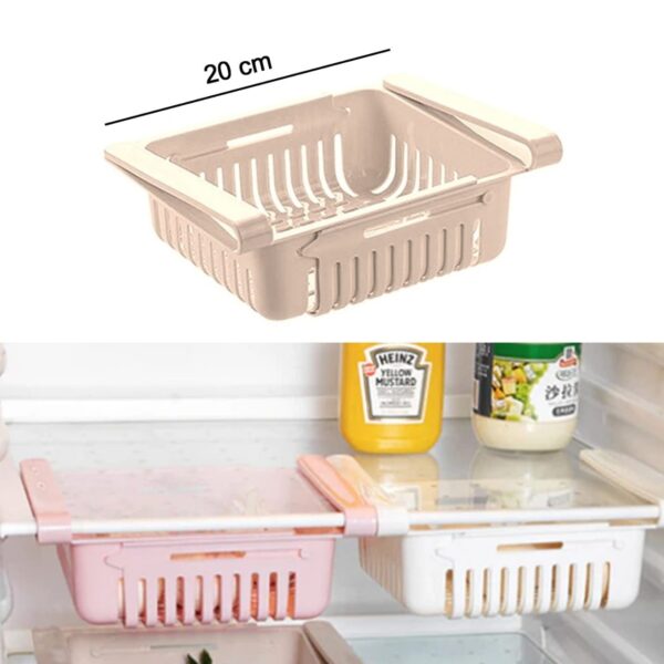 Adjustable Fridge Storage Basket (4pc Set) - Image 6