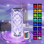 Rose Diamond Crystal Touch Night Light
