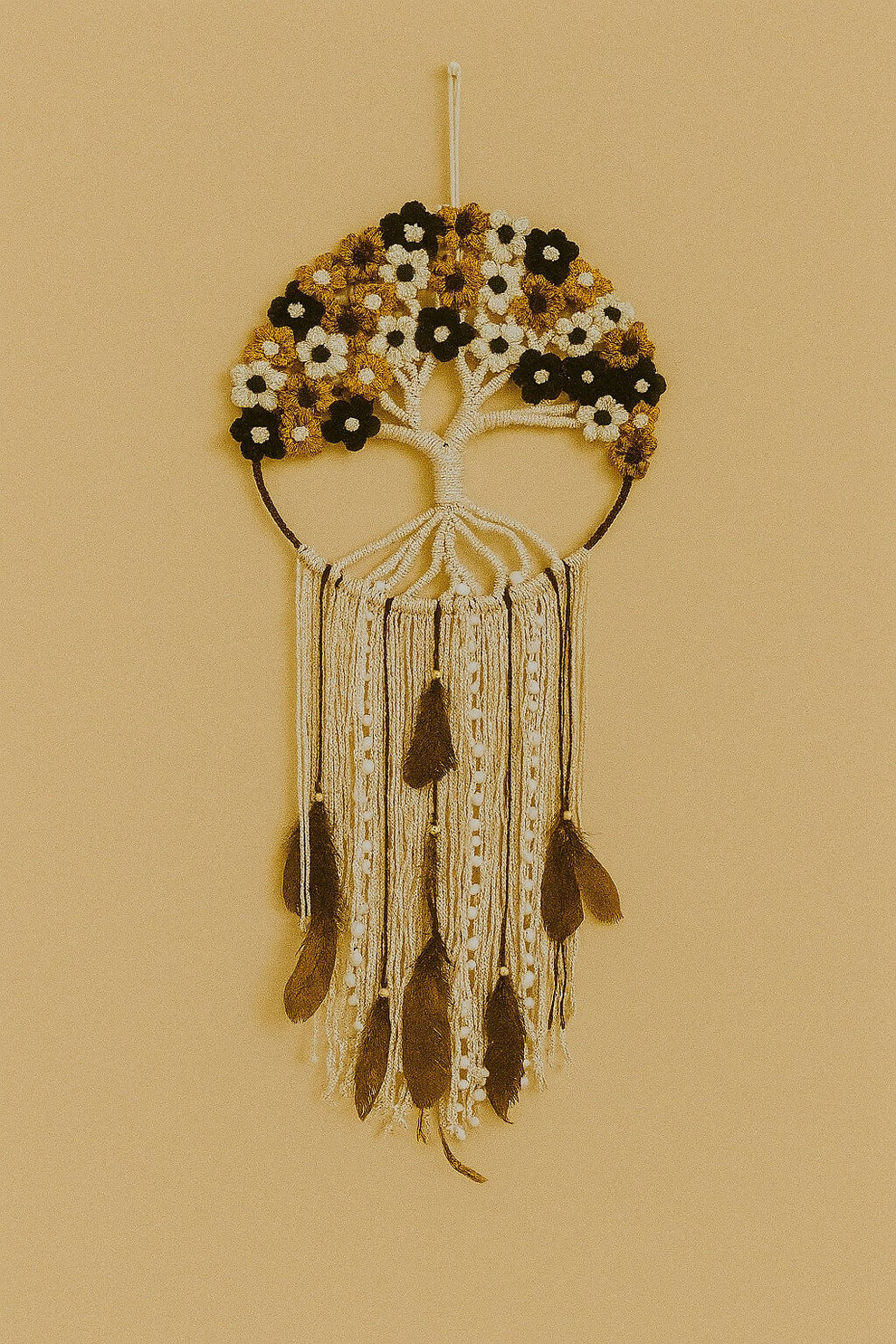 Handmade Macrame Tree of Life Wall Hanging - Image 3